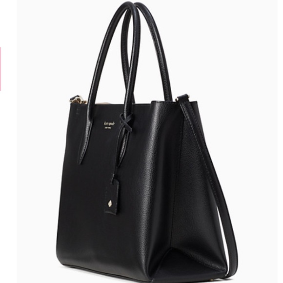 NWT Kate Spade Eva medium black handbag Satchel - Picture 4 of 14